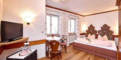 Pensionen - weitere Verpflegungsmöglichkeiten: Abendessen - Obsteig - Doppelzimmer  - Traditionsgasthaus Alpenrose GMBH Mittenwald