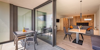 Pensionen - WLAN - Naturns - Gemütliche Einraumwohnung mit Panoramablick 44m². Die neuen Wohnungen sind alle mit Klimaanlage und Bodenheizung.
 - Pension Plarserhof
