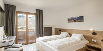Pensionen - Pool - Trentino-Südtirol - Panorama- Doppelzimmer Balkon - Panorama Hotel Garni Bühlerhof