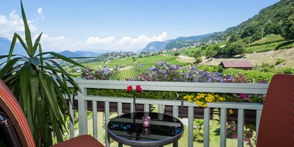 Pensionen - Art der Pension: Ferienwohnung - Trentino-Südtirol - Zimmer Aussicht - Burgunderhof