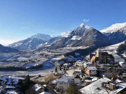 Pensionen - Umgebungsschwerpunkt: Berg - Trentino-Südtirol - Winterkulisse Prairerhof - Active B&B Prairerhof