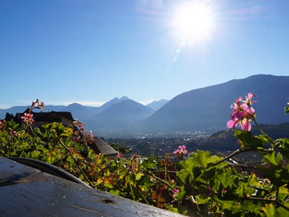 Pensionen - WLAN - Trentino-Südtirol - DZ mit Balkon und Panoramablick - Active B&B Prairerhof