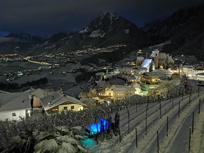 Pensionen - Wanderweg - Trentino-Südtirol - Winterabend Prairerhof - Active B&B Prairerhof