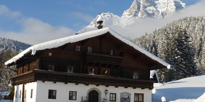 Pensionen - Langlaufloipe - Pinzgau - Liebmannhof im Winter - Urlaubsparadies Liebmannhof