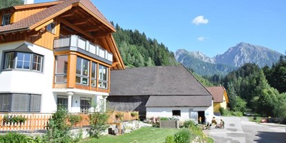 Pensionen - Terrasse - Rosenau am Hengstpaß - Ferienhof Hintergrabenbauer