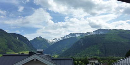 Pensionen - Umgebungsschwerpunkt: Berg - Hinterglemm - Aussicht im Stubachtal vom 2. Stock bei Pension zu Hause - Pension zu Hause