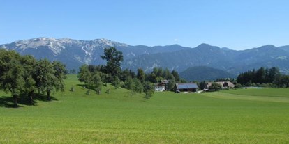 Pensionen - Terrasse - Grünau im Almtal - Biohof Gschwandt