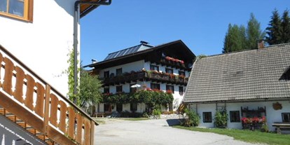Pensionen - Terrasse - Roßleithen - Biohof Gschwandt