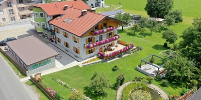 Pensionen - Umgebungsschwerpunkt: See - Reith im Alpbachtal - Ansicht gesamtes Gelände. - Gästehaus Schranzhofer Robert/Waltraud