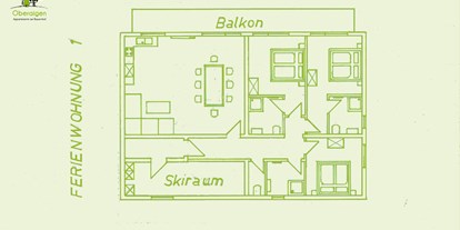 Pensionen - Umgebungsschwerpunkt: Berg - Hohe Tauern - Wohnung 2 Imbachhorn 6-8 Personen  - Oberaigenhof Ferienwohnungen Kaprun 