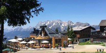 Pensionen - weitere Verpflegungsmöglichkeiten: Mittagessen - Ramsau am Dachstein - Berggasthof Scharfetter & TOMiziel