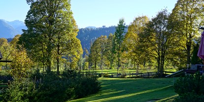 Pensionen - Umgebungsschwerpunkt: am Land - Aich (Aich) - Blick in den Garten - Dachsteinhof