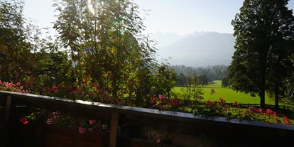 Pensionen - Langlaufloipe - Wagrain - Blick aus Zimmer - Dachsteinhof