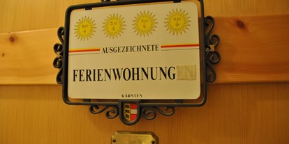 Pensionen - Umgebungsschwerpunkt: Berg - Nassfeld-Pressegger See - Auszeichnung - Appartement Sonja im Haus Carinthia am Nassfeld