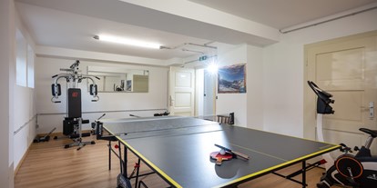 Pensionen - Umgebungsschwerpunkt: Fluss - Hart im Zillertal - Fitt bleiben und Tischtennis zu jeder Zeit - Hotel Garni Birkenhof & Apartments Rosenhof