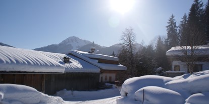 Pensionen - Umgebungsschwerpunkt: Berg - Bayrischzell - es hat frisch geschneit... - Duschberghof