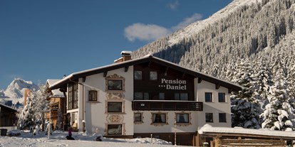 Pensionen - Langlaufloipe - Vorarlberg - Pension Daniel im Winter - Pension Daniel