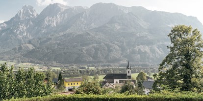 Pensionen - WLAN - Edlbach - Ausblick vom Haus Gassner Richtung Süden. - Privatzimmer und Ferienwohnungen Gassner
