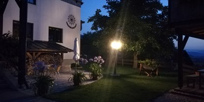 Pensionen - Garten - Bad Mitterndorf - Abendstimmung - Ortnerhof Ennstal