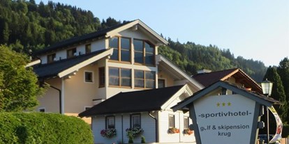 Pensionen - Terrasse - Mariapfarr - Golf- & Skipension Krug