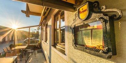 Pensionen - Restaurant - Steiermark - Unsere Terrasse. - Alpengasthof Moser