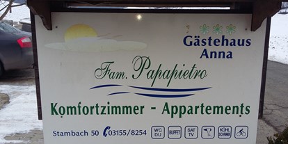 Pensionen - Umgebungsschwerpunkt: Therme - Loipersdorf bei Fürstenfeld - Was wir bieten? - Gästehaus Anna