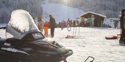 Pensionen - weitere Verpflegungsmöglichkeiten: Nachmittagskaffee - Region Rosental - Winter im Bodental Skilifte Sereinig  - Familienhof Sereinig