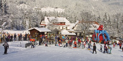 Pensionen - Terrasse - Maria Saal - Winter im Bodental - Familienhof Sereinig