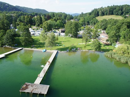 Pensionen - Spielplatz - Steindorf am Ossiacher See - Unser Badestrand - Frühstückspension Brückler