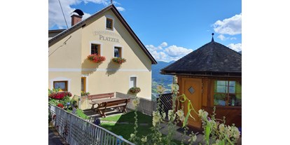 Pensionen - weitere Verpflegungsmöglichkeiten: Abendessen - Baldramsdorf - Pension mit Urlaub am Bergbauernhof auf 1.100m Seehöhe mit wunderschöner Aussicht. - Panoramapension Platzer