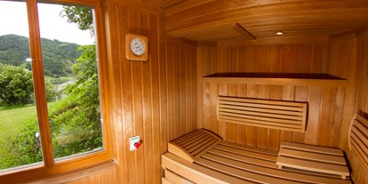 Pensionen - Langlaufloipe - Flattach - Sauna mit Gartenblick - Pension Bergblick am Weissensee