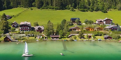 Pensionen - Langlaufloipe - Rattendorf - Ferienhof Obergasser mit Pension Bergblick und Bungalows - Pension Bergblick am Weissensee