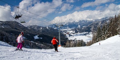 Pensionen - Umgebungsschwerpunkt: See - Jenig - Skifahren im Familienskigebiet Weissensee - Pension Bergblick am Weissensee