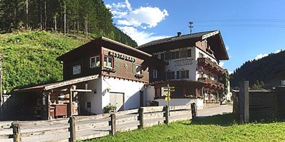 Pensionen - Terrasse - Neustift im Stubaital - Alpengasthof Schallerhof Restaurant