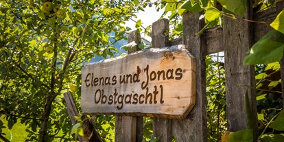 Pensionen - Garten - Kaltenbach (Kaltenbach) - Kinders Obstgarten von Kasoma errichtet - Obertrattenbachhof