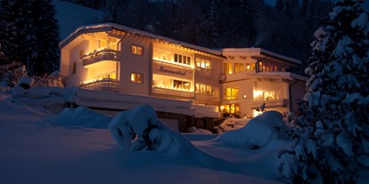 Pensionen - Langlaufloipe - Vorarlberg - Winterbild vom Sonnenhof  - Gästehaus Sonnenhof 