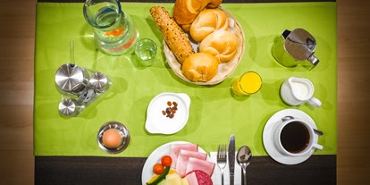 Pensionen - Restaurant - Wien-Stadt - Genießen Sie die große Auswahl von unserem Frühstücksbuffet - Hotel-Pension Wild