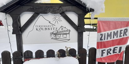 Pensionen - Restaurant - Flattach - Frühstückspension Ferienhaus Kolbnitz