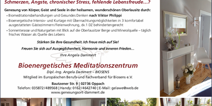 Pensionen - Bautzen - Bioenergetische Meditation buchbar, eine wunderbare Stunde - Genesungsort Landhaus Dammert