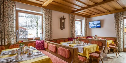 Pensionen - Umgebungsschwerpunkt: See - Reith im Alpbachtal - Frühstücksraum  - Cafe Pension Koller