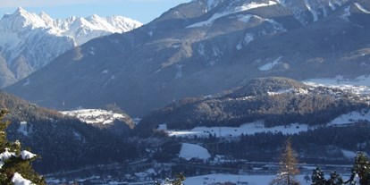 Pensionen - Umgebungsschwerpunkt: Berg - Obsteig - Aussicht vom Balkonappartement - Apart Haus Florian Imst Tirol