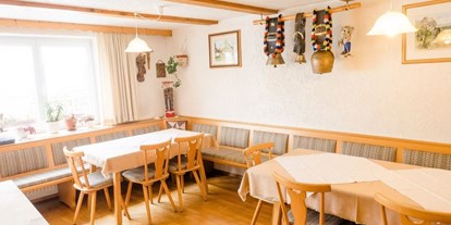 Pensionen - Umgebungsschwerpunkt: See - Oberstaufen - Das ist unser Frühstücks und Aufenthaltsraum. - Gästehaus Lerpscher