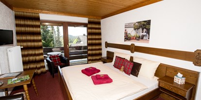 Pensionen - Balkon - Bayerischer Wald - Eines unserer Doppelzimmer, auch als Einzelzimmer buchbar - The Scottish Highlander Guesthouse