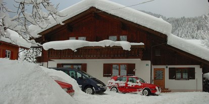 Pensionen - Umgebungsschwerpunkt: Berg - Oberstaufen - Nebenhaus
Bild vom Winter 2003 - Pension Zum Engel