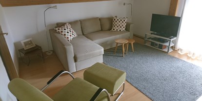 Pensionen - Skiverleih - Unken - Wohnzimmer Apartment - Pension Bergblick