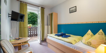 Pensionen - Friedenfels - Einzelzimmer mit Balkon - Gruppenferienhäuser & Hotel-Pension Dressel