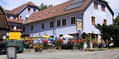 Pensionen - Umgebungsschwerpunkt: Berg - Glödnitz - Frontansicht des Gebäudes - Brauwirt Seidl