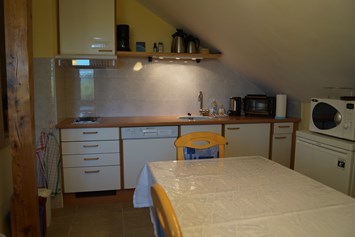 Frühstückspension: Küche - Frühstücksraum - Haus Bergblick