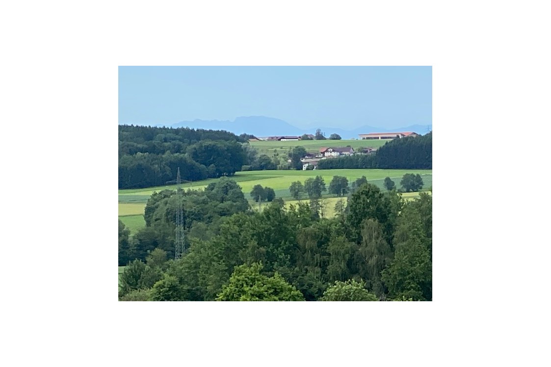 Frühstückspension: Blick in die Berge ,Landschaftsimpression - Pension am Weberhof