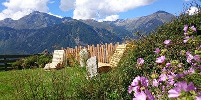 Pensionen - Tirol - Gartenlounge Ferienwohnung der Veitenhof Ruhe im Ötztal  - Bio & Reiterhof der Veitenhof